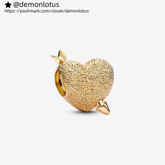 Pandora Cupid Heart Charm - Picture 1 of 6